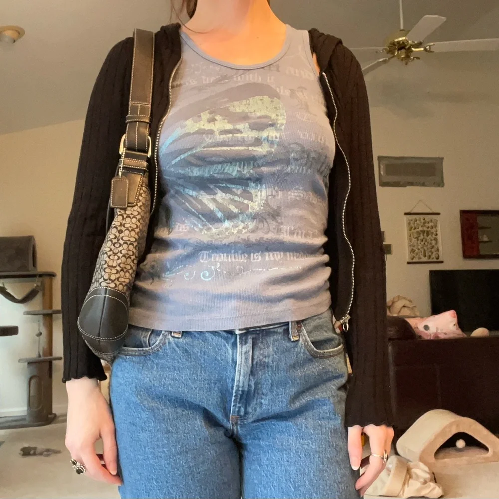 Coach Monogram Shoulder Bag - Picture 2 of 12